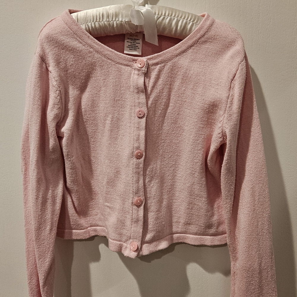 Gymboree Pink Knit Cardigan - Picture 2 of 3